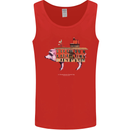 Country House Street Pig Mens Vest Tank Top Red