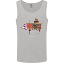 Country House Street Pig Mens Vest Tank Top Sports Grey