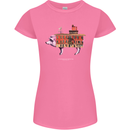 Country House Street Pig Womens Petite Cut T-Shirt Azalea