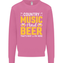 Country Music & Beer Thats Why Im Here Mens Sweatshirt Jumper Azalea