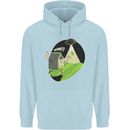 Cow Abduction Funny Alien UFO Food Childrens Kids Hoodie Light Blue