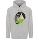 Cow Abduction Funny Alien UFO Food Childrens Kids Hoodie Sports Grey