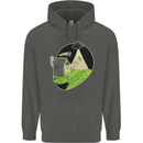 Cow Abduction Funny Alien UFO Food Childrens Kids Hoodie Storm Grey