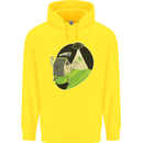 Cow Abduction Funny Alien UFO Food Childrens Kids Hoodie Yellow