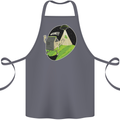 Cow Abduction Funny Alien UFO Food Cotton Apron 100% Organic Steel