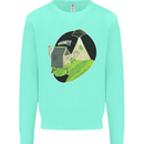 Cow Abduction Funny Alien UFO Food Kids Sweatshirt Jumper Peppermint