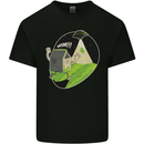 Cow Abduction Funny Alien UFO Food Kids T-Shirt Childrens Black