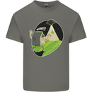 Cow Abduction Funny Alien UFO Food Kids T-Shirt Childrens Charcoal