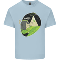 Cow Abduction Funny Alien UFO Food Kids T-Shirt Childrens Light Blue