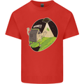 Cow Abduction Funny Alien UFO Food Kids T-Shirt Childrens Red