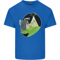 Cow Abduction Funny Alien UFO Food Kids T-Shirt Childrens Royal Blue