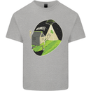 Cow Abduction Funny Alien UFO Food Mens Cotton T-Shirt Tee Top Sports Grey