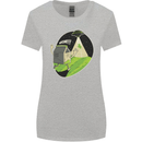 Cow Abduction Funny Alien UFO Food Womens Wider Cut T-Shirt Sports Grey