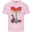 Cowboy Fancy Dress Costume Outfit Stag Do Kids T-Shirt Childrens Light Pink