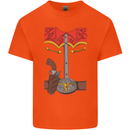 Cowboy Fancy Dress Costume Outfit Stag Do Kids T-Shirt Childrens Orange