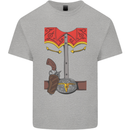 Cowboy Fancy Dress Costume Outfit Stag Do Kids T-Shirt Childrens Sports Grey