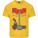 Cowboy Fancy Dress Costume Outfit Stag Do Kids T-Shirt Childrens Yellow