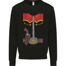 Cowboy Fancy Dress Costume Outfit Stag Do Mens Sweatshirt Jumper Black