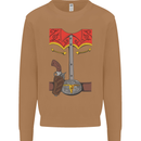 Cowboy Fancy Dress Costume Outfit Stag Do Mens Sweatshirt Jumper Caramel Latte