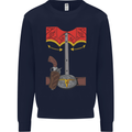 Cowboy Fancy Dress Costume Outfit Stag Do Mens Sweatshirt Jumper Navy Blue