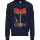 Cowboy Fancy Dress Costume Outfit Stag Do Mens Sweatshirt Jumper Navy Blue