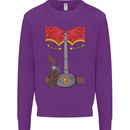 Cowboy Fancy Dress Costume Outfit Stag Do Mens Sweatshirt Jumper Purple