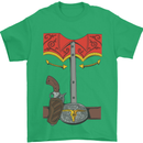 Cowboy Fancy Dress Costume Outfit Stag Do Mens T-Shirt Cotton Gildan Irish Green