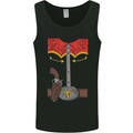 Cowboy Fancy Dress Costume Outfit Stag Do Mens Vest Tank Top Black