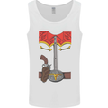 Cowboy Fancy Dress Costume Outfit Stag Do Mens Vest Tank Top White