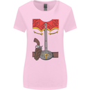 Cowboy Fancy Dress Costume Outfit Stag Do Womens Wider Cut T-Shirt Light Pink