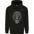 Cowboy Rock Skull Guitar Country Music Mens Hoodie Black