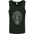Cowboy Rock Skull Guitar Country Music Mens Vest Tank Top Black