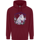 Cowgirl Soul Equestrian Horse Childrens Kids Hoodie Maroon