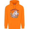 Cowgirl Soul Equestrian Horse Childrens Kids Hoodie Orange