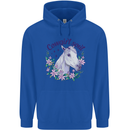 Cowgirl Soul Equestrian Horse Childrens Kids Hoodie Royal Blue