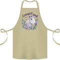 Cowgirl Soul Equestrian Horse Cotton Apron 100% Organic Khaki