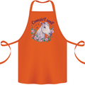 Cowgirl Soul Equestrian Horse Cotton Apron 100% Organic Orange
