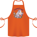 Cowgirl Soul Equestrian Horse Cotton Apron 100% Organic Orange