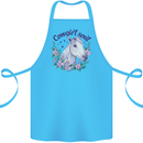 Cowgirl Soul Equestrian Horse Cotton Apron 100% Organic Turquoise