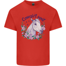 Cowgirl Soul Equestrian Horse Mens Cotton T-Shirt Tee Top Red