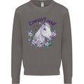 Cowgirl Soul Equestrian Horse Mens Sweatshirt Jumper Charcoal