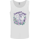 Cowgirl Soul Equestrian Horse Mens Vest Tank Top White