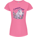 Cowgirl Soul Equestrian Horse Womens Petite Cut T-Shirt Azalea