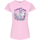 Cowgirl Soul Equestrian Horse Womens Petite Cut T-Shirt Light Pink