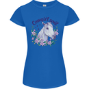 Cowgirl Soul Equestrian Horse Womens Petite Cut T-Shirt Royal Blue