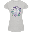 Cowgirl Soul Equestrian Horse Womens Petite Cut T-Shirt Sports Grey