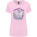 Cowgirl Soul Equestrian Horse Womens Wider Cut T-Shirt Light Pink