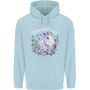 Cowgirl Soul Equestrian Horses Childrens Kids Hoodie Light Blue