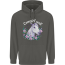 Cowgirl Soul Equestrian Horses Childrens Kids Hoodie Storm Grey