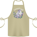 Cowgirl Soul Equestrian Horses Cotton Apron 100% Organic Khaki